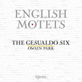 the album cover for Gesualdo Six - English Motets