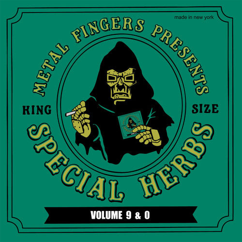 the album cover for MF DOOM - Special Herbs 9 & 0