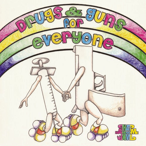 the album cover for Handsome Devil - Drugs & Guns for Everyone