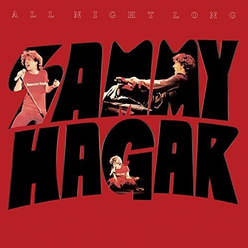 the album cover for Sammy Hagar - All Night Long