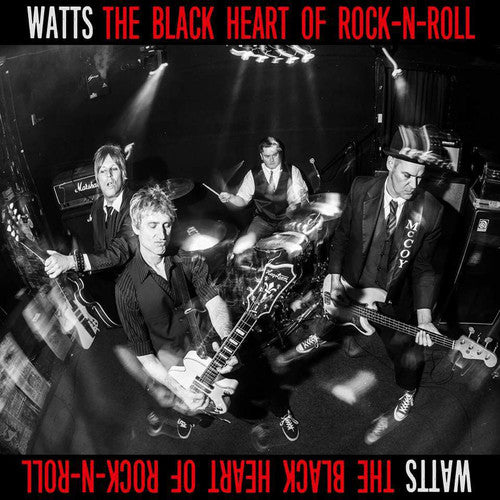 the album cover for Watts - Black Heart Of Rock N Roll