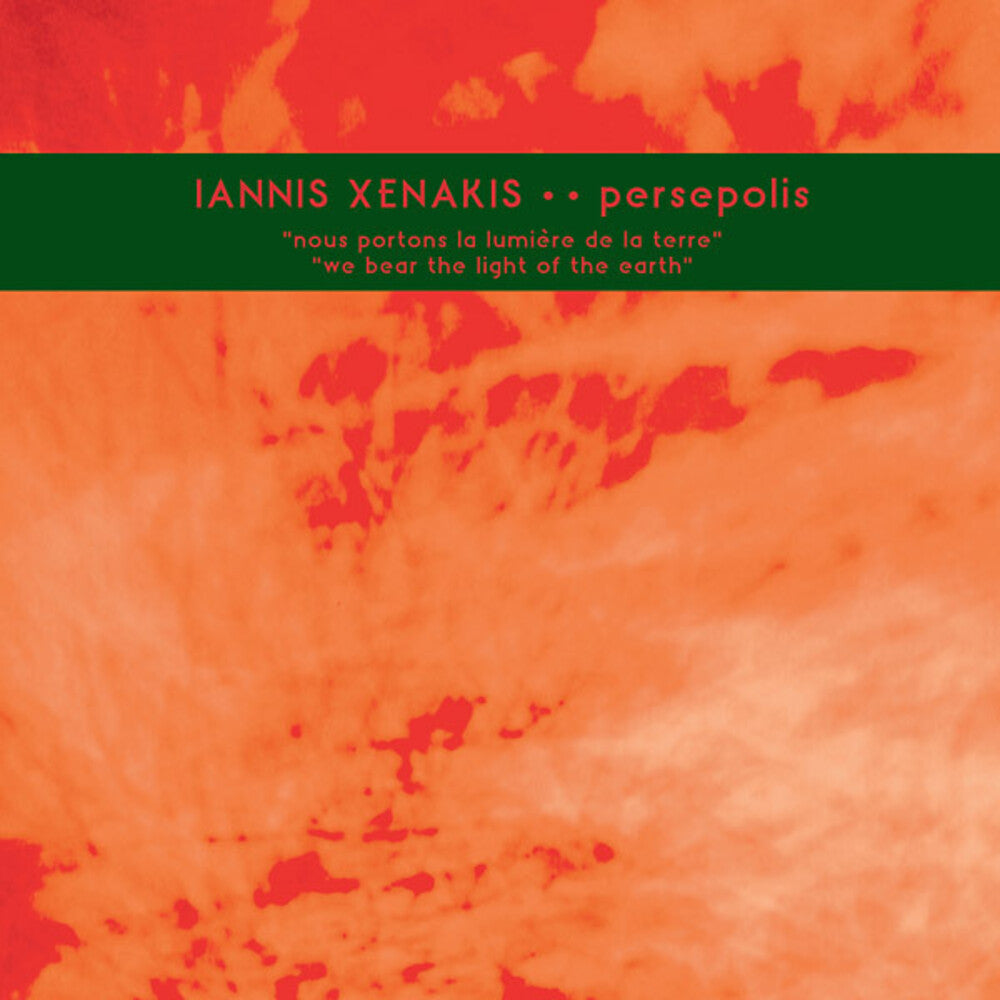 the album cover for Xenakis - Persepolis