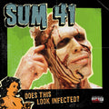 the album cover for Sum 41 - Does This Look Infected
