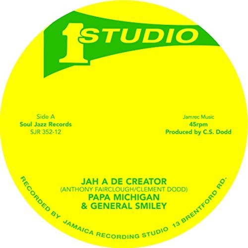 the album cover for Papa Michigan & General Smiley - Jah A De Creator / Rebel Disco