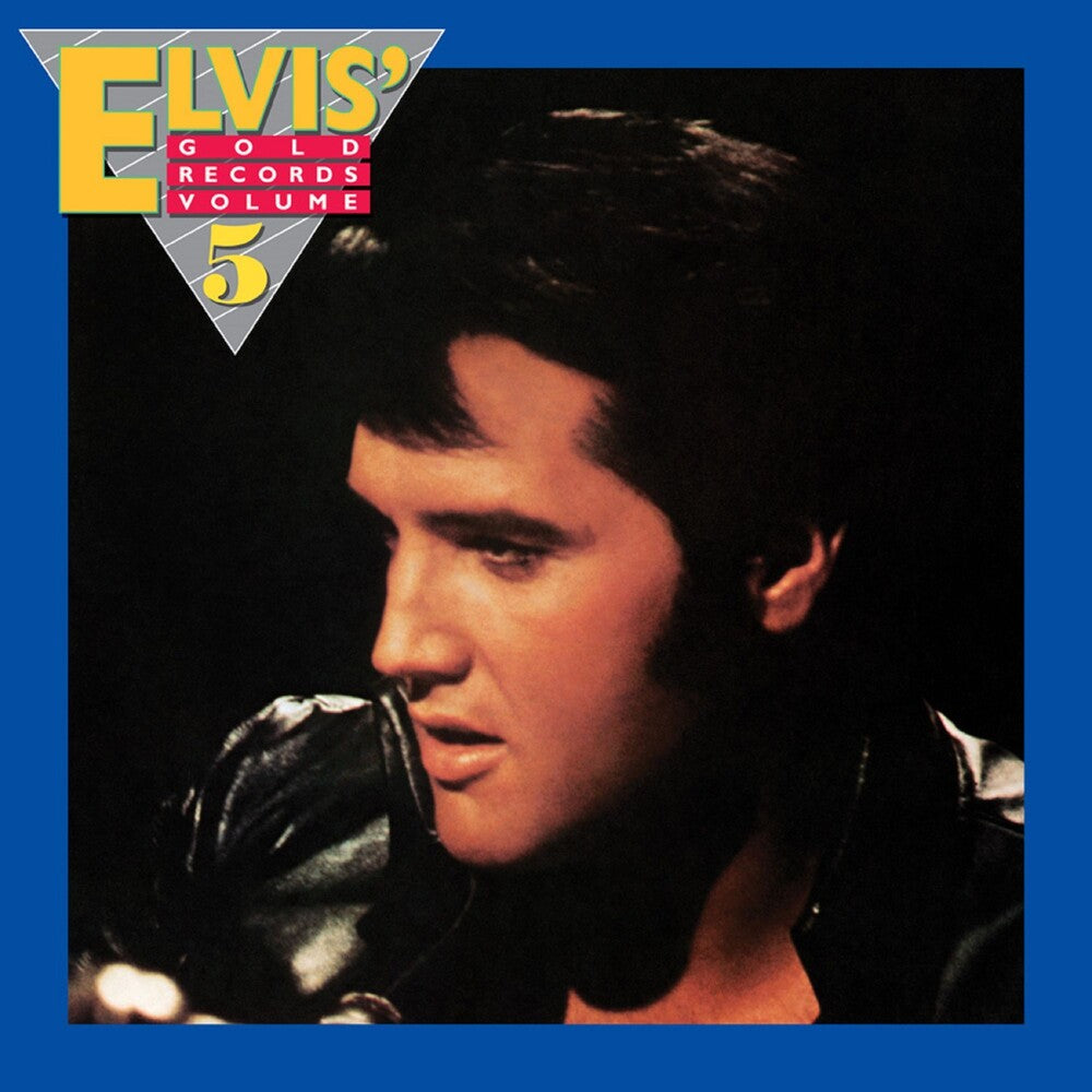 the album cover for Elvis Presley - Elvis' Gold Records Volume 5 [Limited Edition Audiophile Translucent Gold LP]