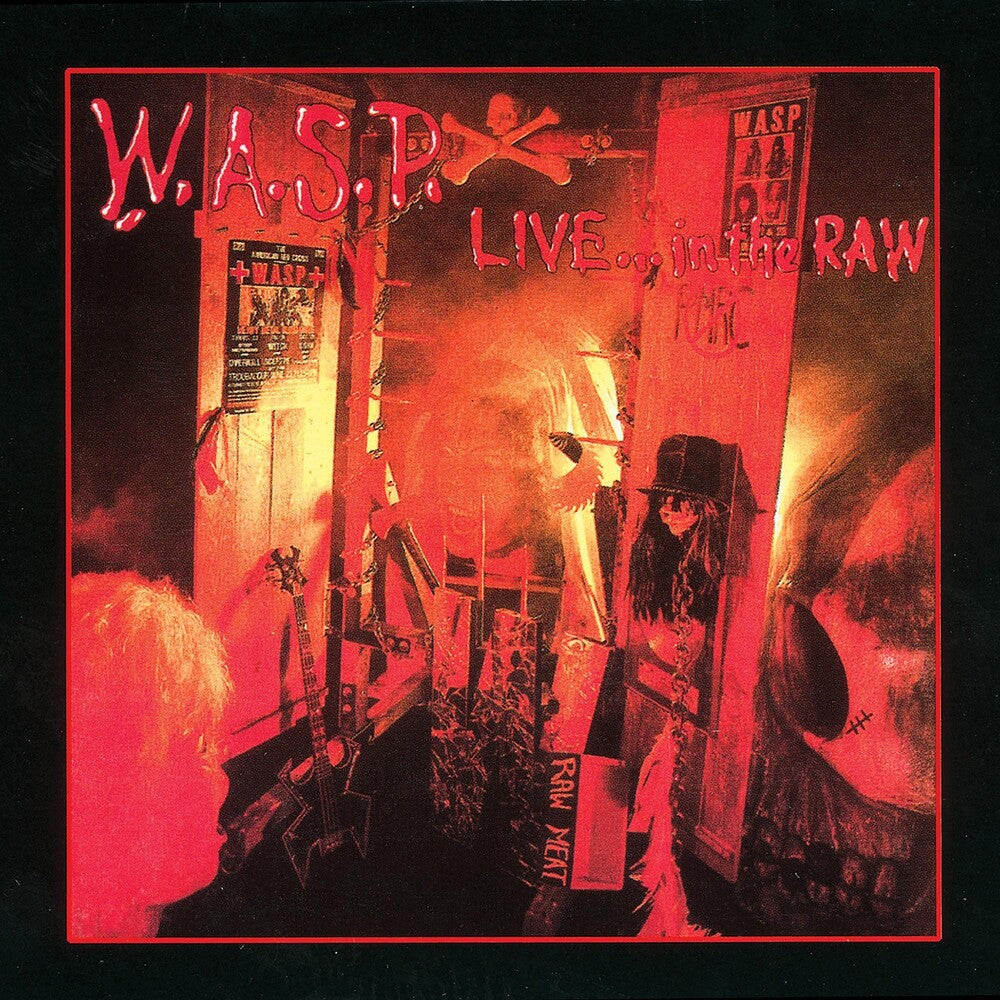 the album cover for Wasp - Live In The Raw