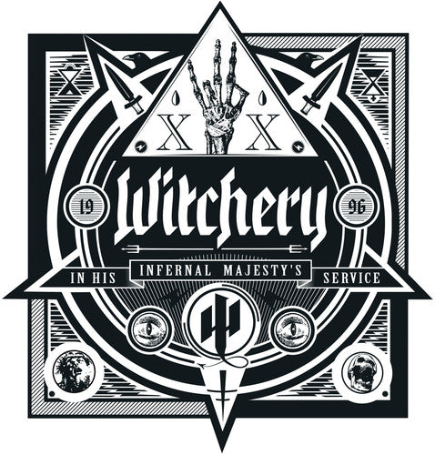 the album cover for Witchery - In His Infernal Majesty's Service [Limited Edition]