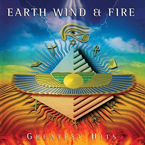 the album cover for Earth, Wind & Fire - Greatest Hits [Colored Vinyl] (Gate) (Gol) [Limited Edition] [180 Gram]