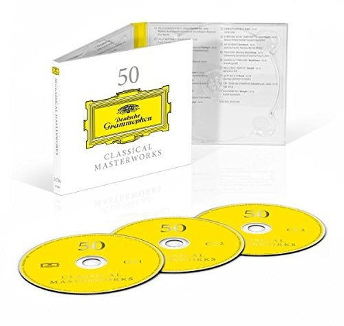 the album cover for 50 Classical Masterworks / Various - 50 Classical Masterworks