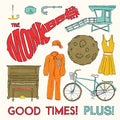 the album cover for The Monkees - Good Times Plus [Colored Vinyl] (Red) [Indie Exclusive]