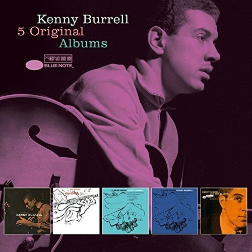 the album cover for Kenny Burrell - 5 Original Albums