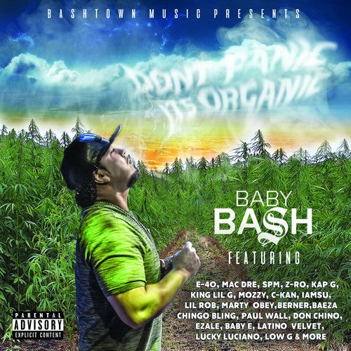 the album cover for Baby Bash - Don't Panic It's Organic [Digipak]