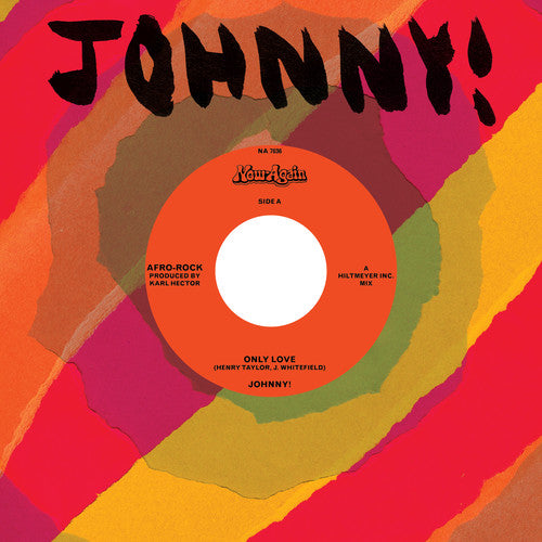 the album cover for Johnny - Only Love / Only Love Instrumental