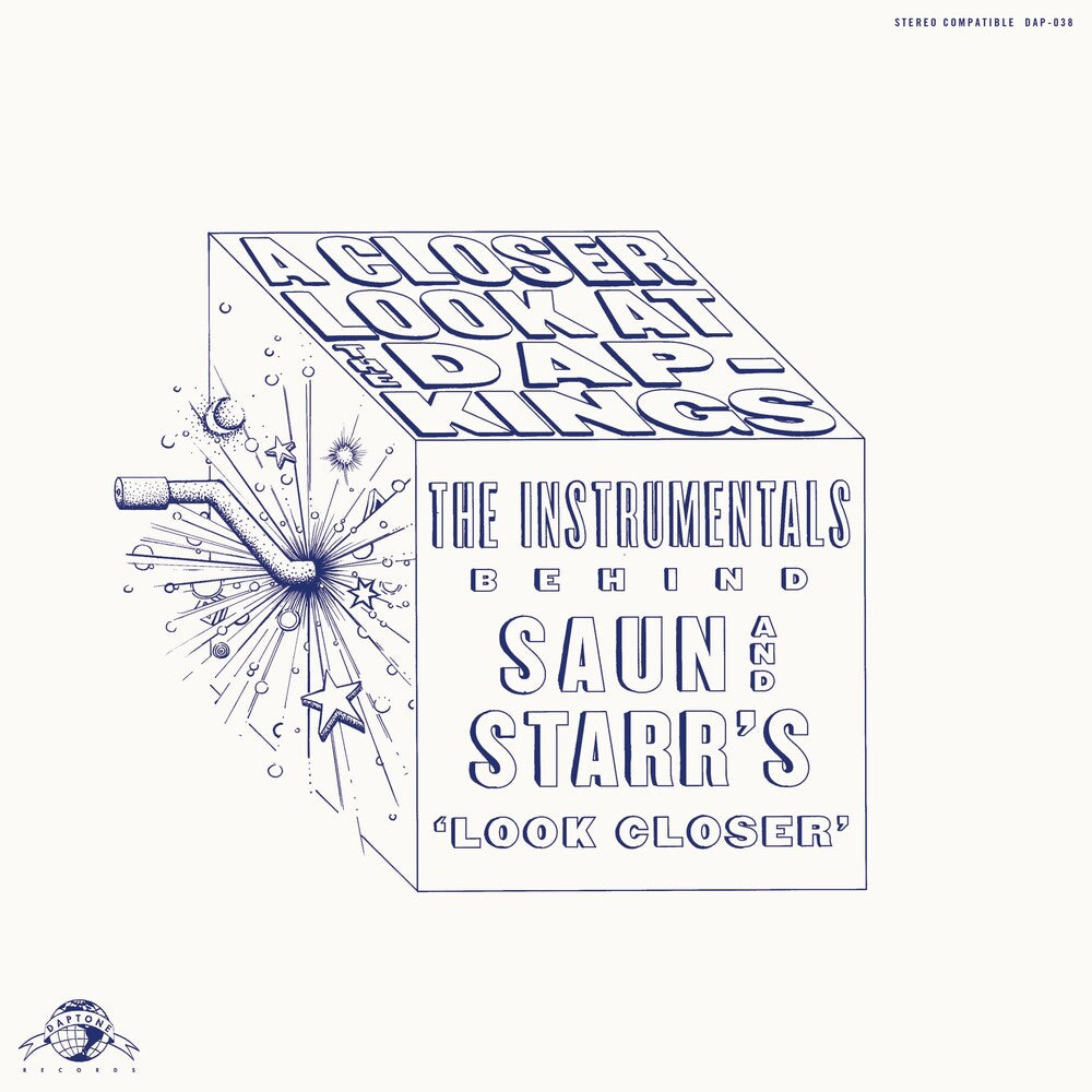 the album cover for The Dap-Kings - A Closer Look At The Dap-Kings: The Instrumentals for Saun & Starr's Look Closer