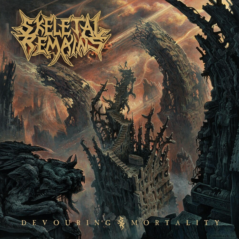 the album cover for Skeletal Remains - Devouring Mortality
