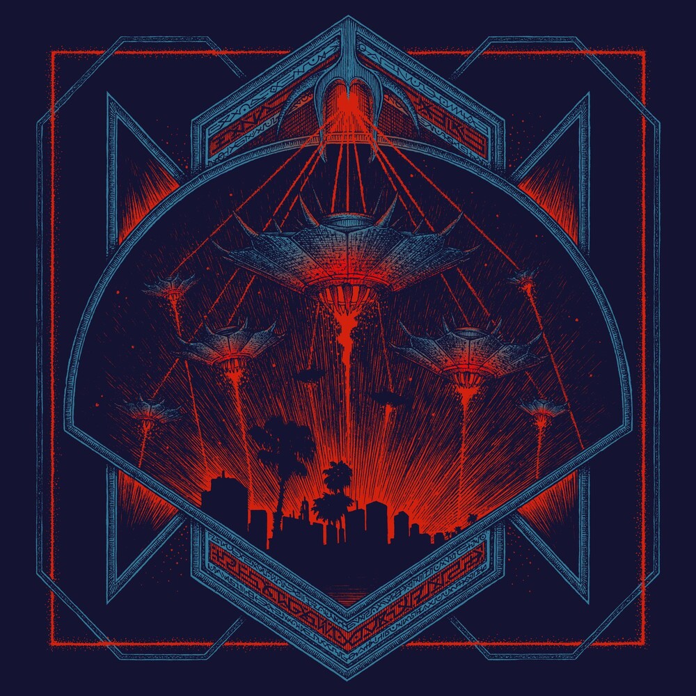 the album cover for Hollywood Burns - Invaders