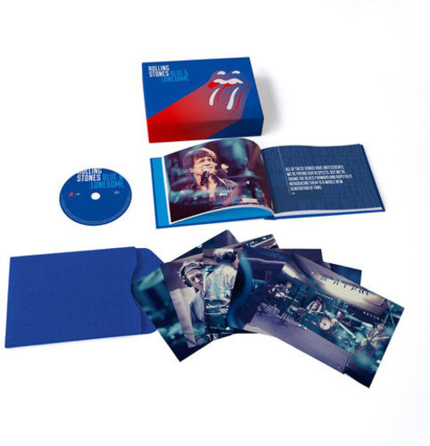 the album cover for The Rolling Stones - Blue & Lonesome [Deluxe Box Set]