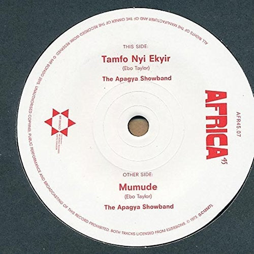 the album cover for Apagya Showband - Tamfo Nyi Ekyir / Mumude