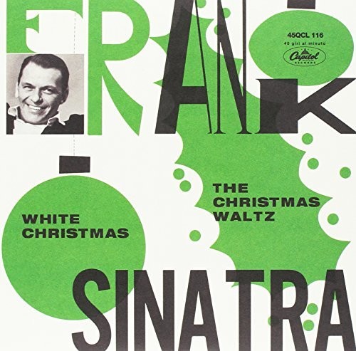 the album cover for Frank Sinatra - White Christmas / The Christmas Waltz
