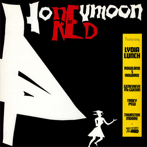 the album cover for Lydia Lunch - Honeymoon In Red