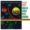 the album cover for Attilio Mineo - Man In Space With Sounds