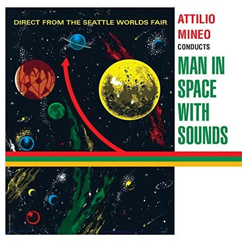 the album cover for Attilio Mineo - Man In Space With Sounds