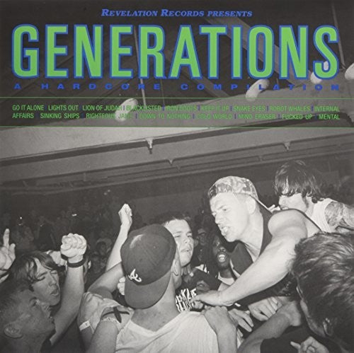 the album cover for Generations Hardcore Compilation / Various - Generations: Hardcore Compilation / Various