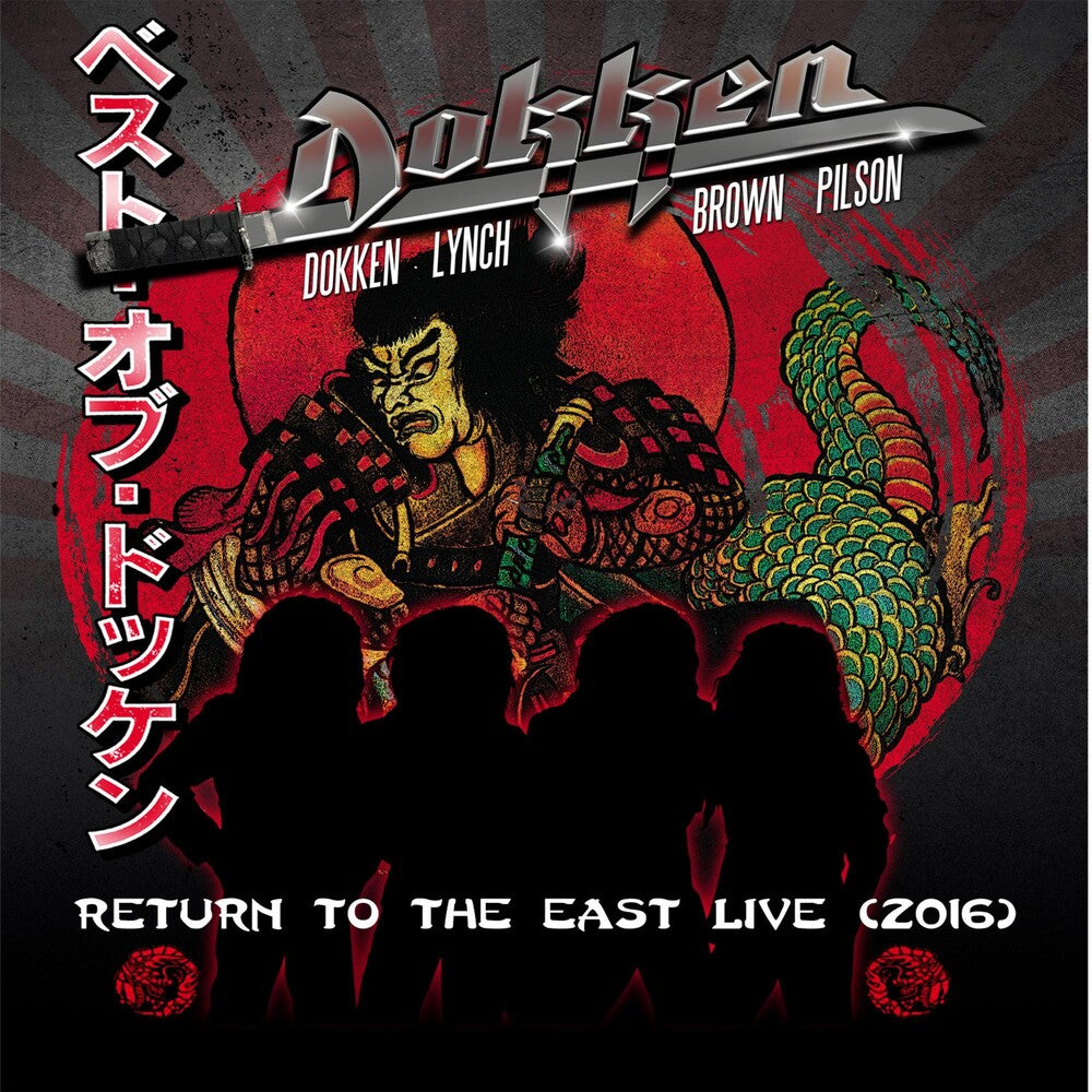 the album cover for Dokken - Return To The East Live 2016 [Deluxe CD/DVD]