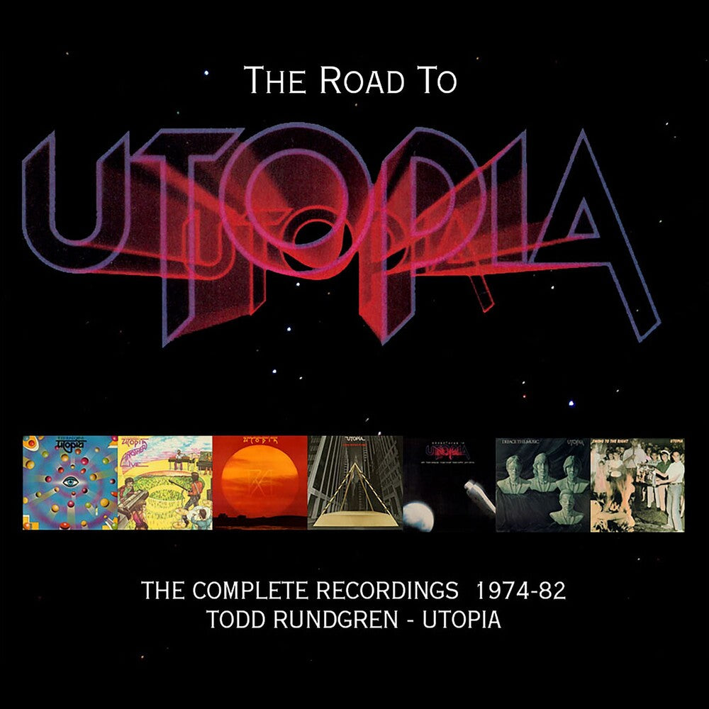 the album cover for Todd Rundgren - Road To Utopia - Complete Recordings 1974-82