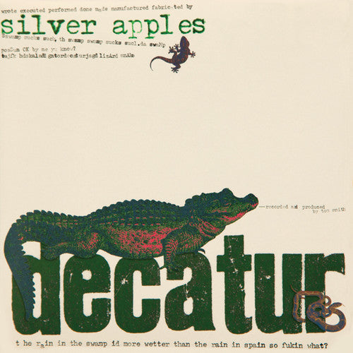 the album cover for Silver Apples - Decatur [Colored Vinyl] (Uk)