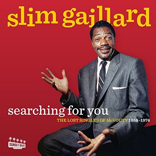 the album cover for Slim Gaillard - Searching For You: The Lost Singles Of Mcvouty