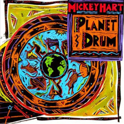 the album cover for Mickey Hart - Planet Drum [2 LP]
