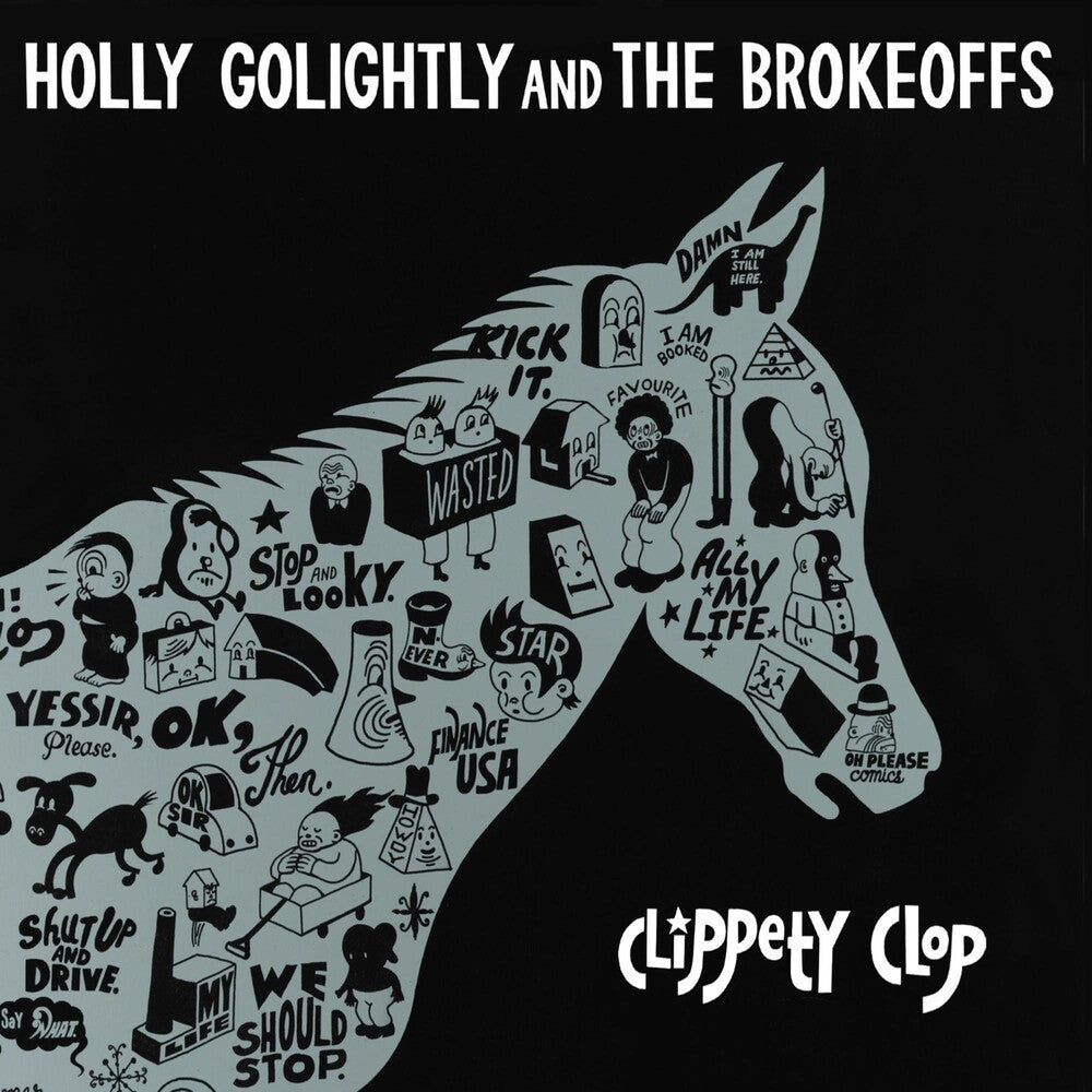 the album cover for Holly Golightly & The Brokeoffs - Clippety Clop
