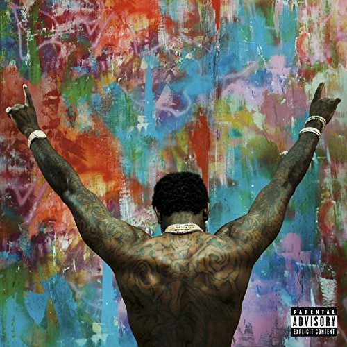 the album cover for Gucci Mane - Everybody Looking [2LP Red & Blue Vinyl + CD]