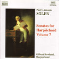 the album cover for Gilbert Rowland - Sonatas for Harpsichord 7