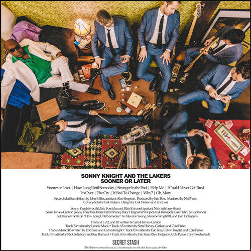 the album cover for Sonny Knight & Lakers - Sooner Or Later