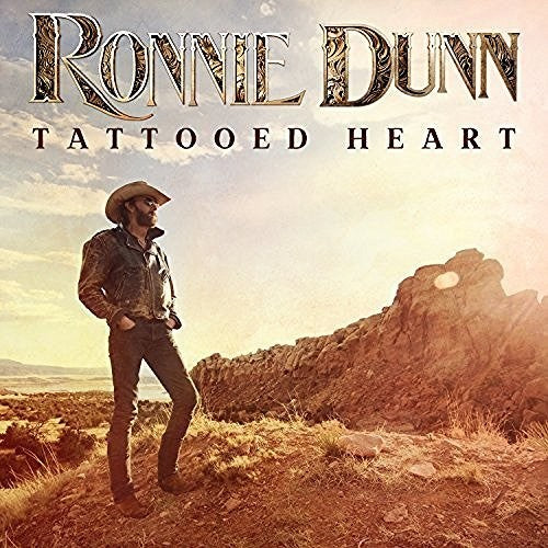 the album cover for Ronnie Dunn - Tattooed Heart [Vinyl]