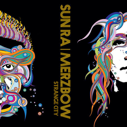 the album cover for Sun Ra / Merzbow - Strange City