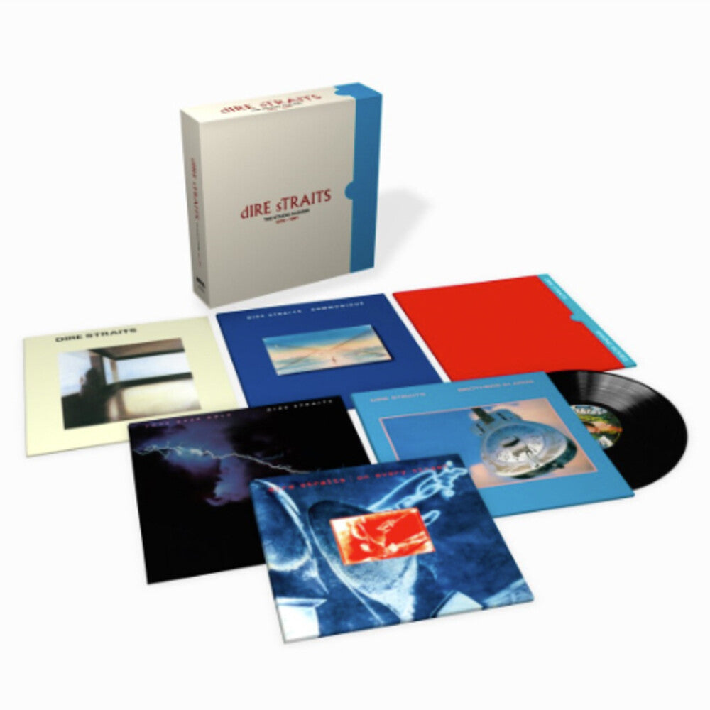 the album cover for Dire Straits - Studio Albums 1978-1991 [8LP Box Set]