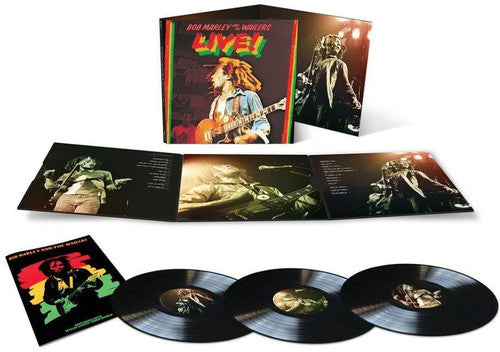 the album cover for Bob Marley - Live! [3 LP]