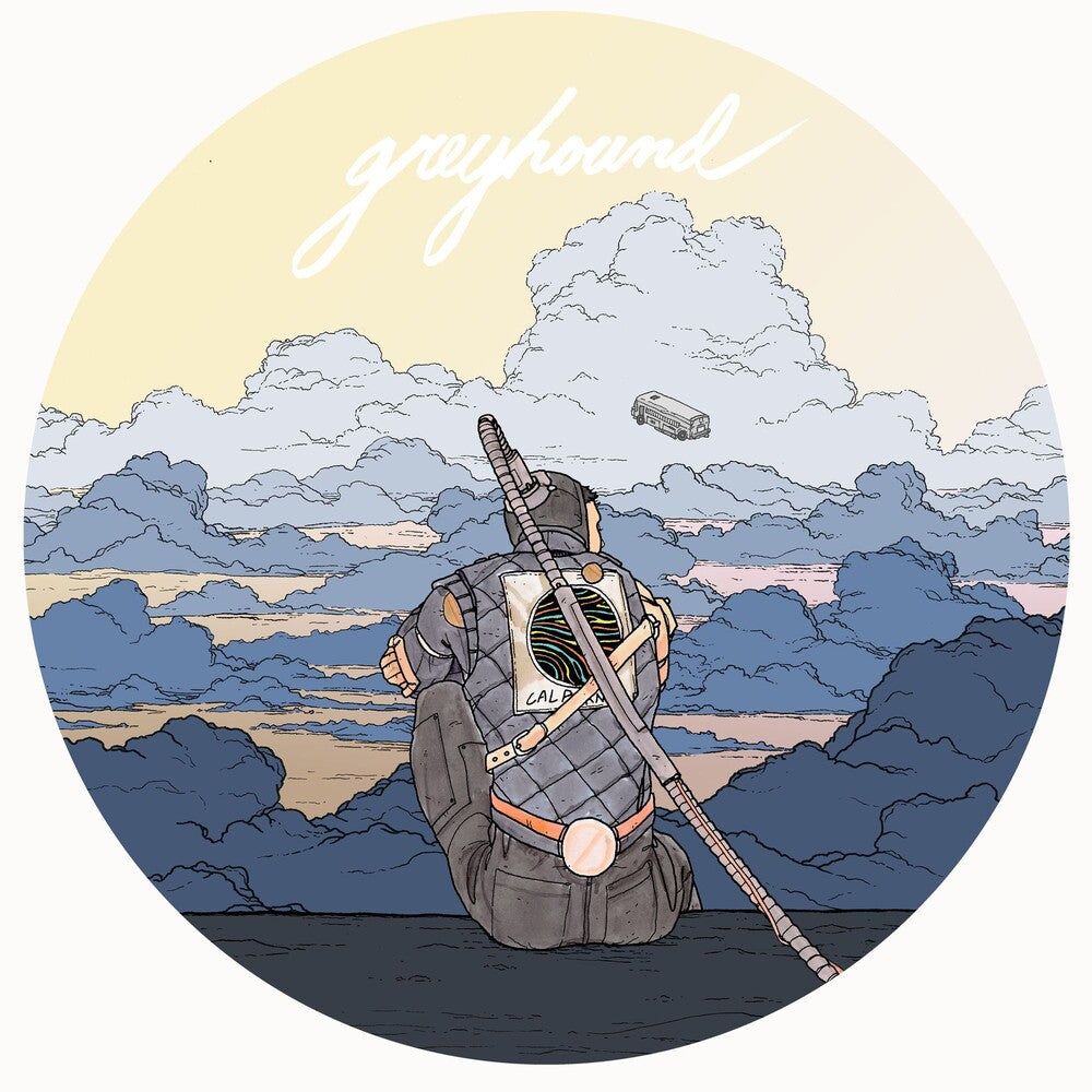 the album cover for Calpurnia - Greyhound/Louie [Indie Exclusive Limited Edition 7 in Single]