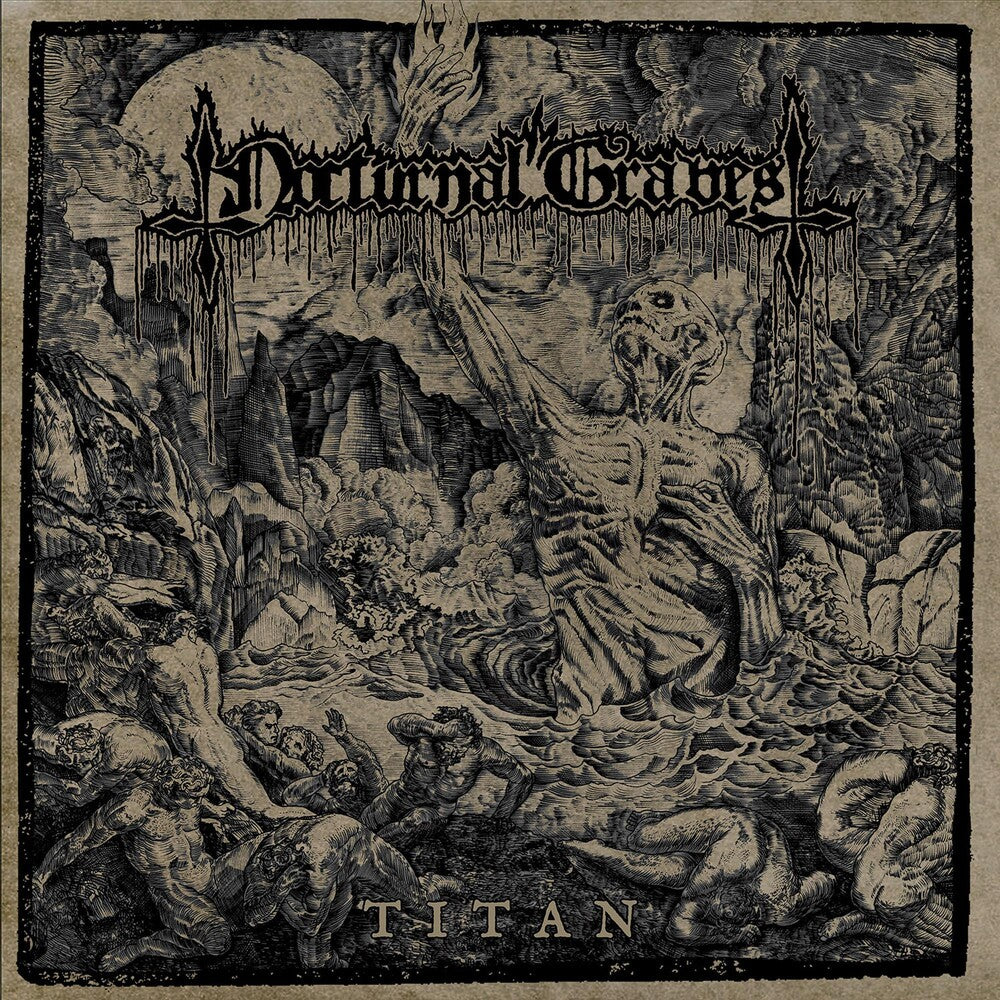 the album cover for Nocturnal Graves - Titan