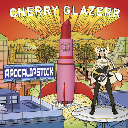 the album cover for Cherry Glazerr - Apocalipstick [Colored Vinyl] [Limited Edition] [Indie Exclusive]