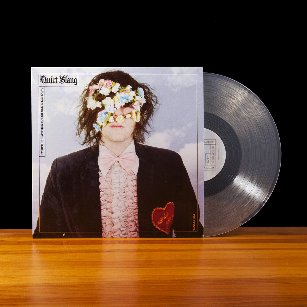 the album cover for Beach Slang - Everything Matters But No One Is Listening [Quiet Slang] [Clear LP]