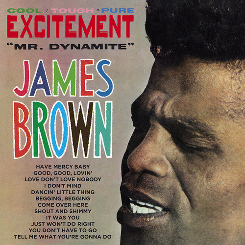 the album cover for James Brown - Mr. Dynamite