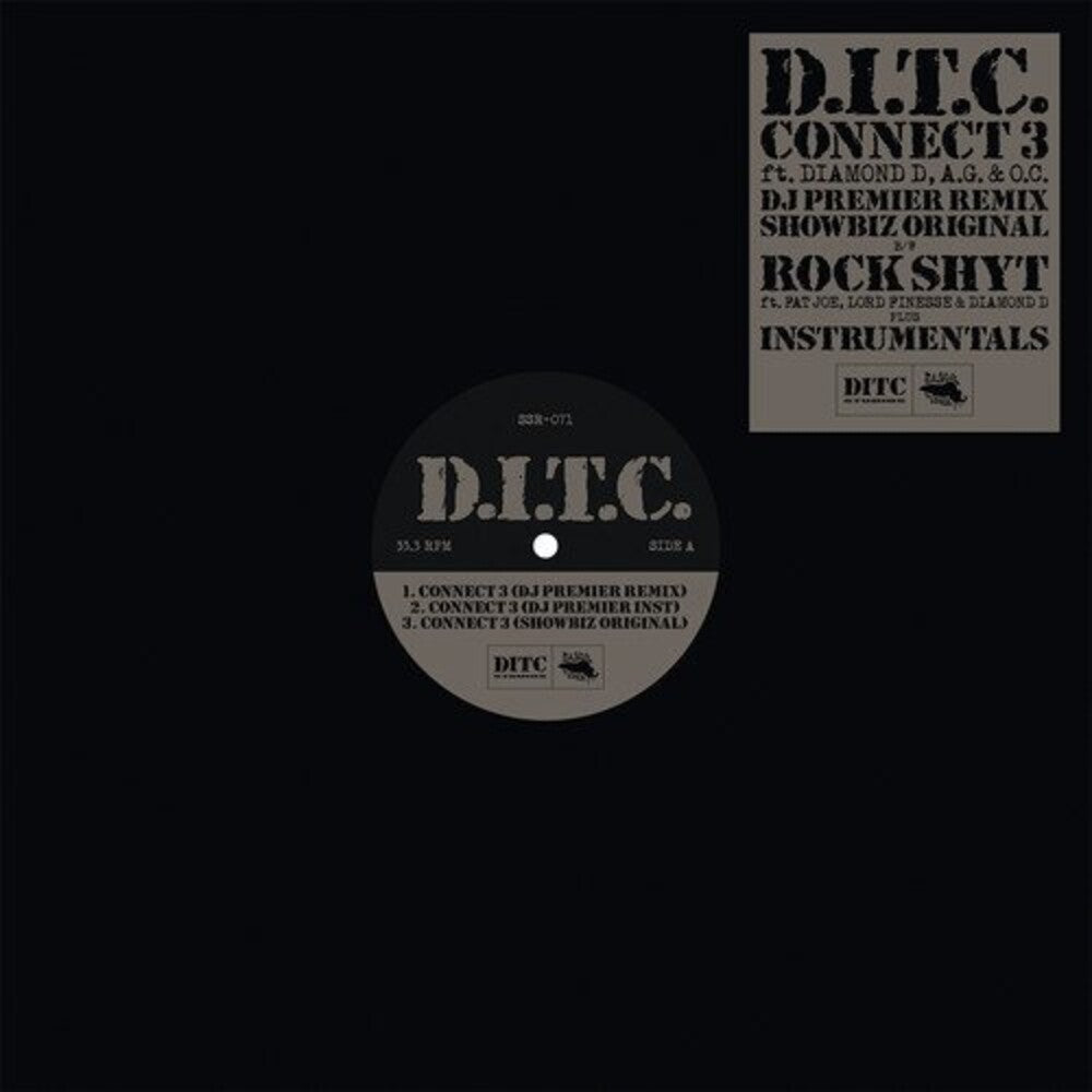 the album cover for Ditc - Connect 3 / Rock Shyt