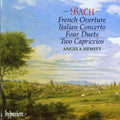 the album cover for J.S. Bach - French Overture / Italian Concerto / Capriccios