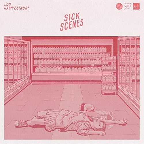 the album cover for Los Campesinos! - Sick Scenes