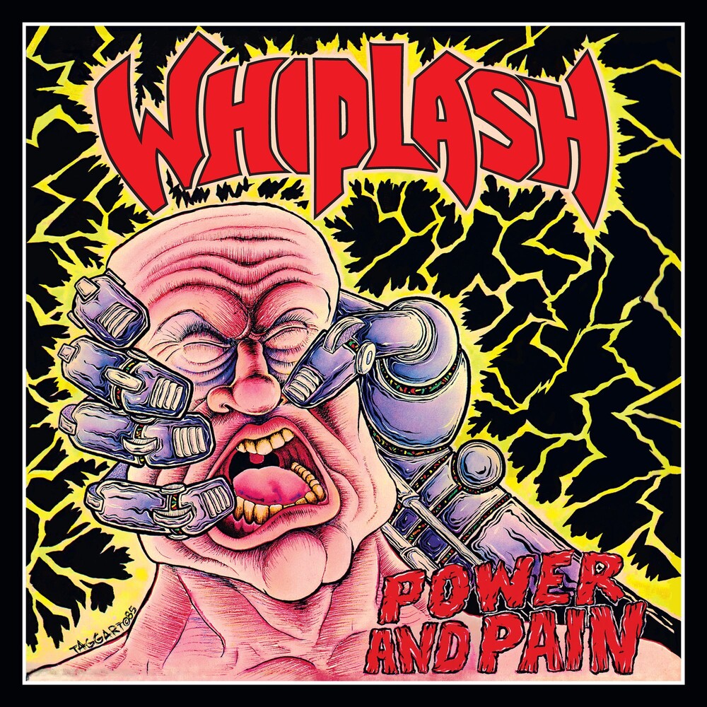 the album cover for Whiplash - Power & Pain