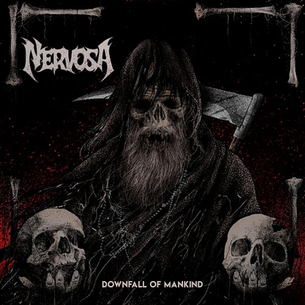 the album cover for Nervosa - Downfall Of Mankind